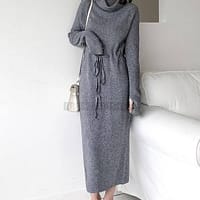 Thumb Hole Autumn Winter Turtleneck Long Sweater Dress THUMB HOLE DRESSES color: Beige|Black|Brown|Dark Grey|Khaki|White