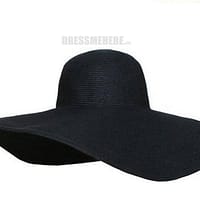 Summer oversized hat ACCESSORIES color: Beige|Black|Khaki|Rose|White
