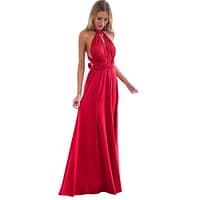 Sexy Women Multiway Wrap Convertible Boho Maxi Club Red Dress Bandage Long Dress Party Bridesmaids Infinity Robe Longue Femme PLUNGE MAXI DRESSES color: Army green|Bean paste|Beige|Black|Blue gray|Brown|Burgundy|celadon|Champagne|champagne 2hao|Deep purple|dusty pink|Flower gray|Grape purple|Grass green|Gray|Green|Khaki|Light blue|Mei red|Mint green|Navy Blue|Pink|Purple|Purple blue|Red|sapphire|Water is blue|Yellow