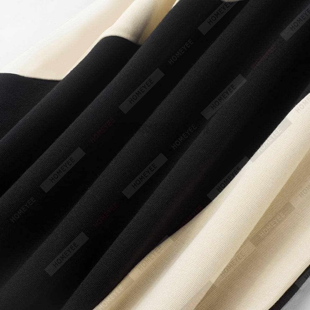 Patchwork Cotton Sheath Dress for Work DRESSES FOR WORK color: Apricot and black|apricot Lake blue|Blue and black|Blue long sleeve|Gray and Black|Red long sleeve|White and black|White and gray|White Houndstooth|White long sleeve