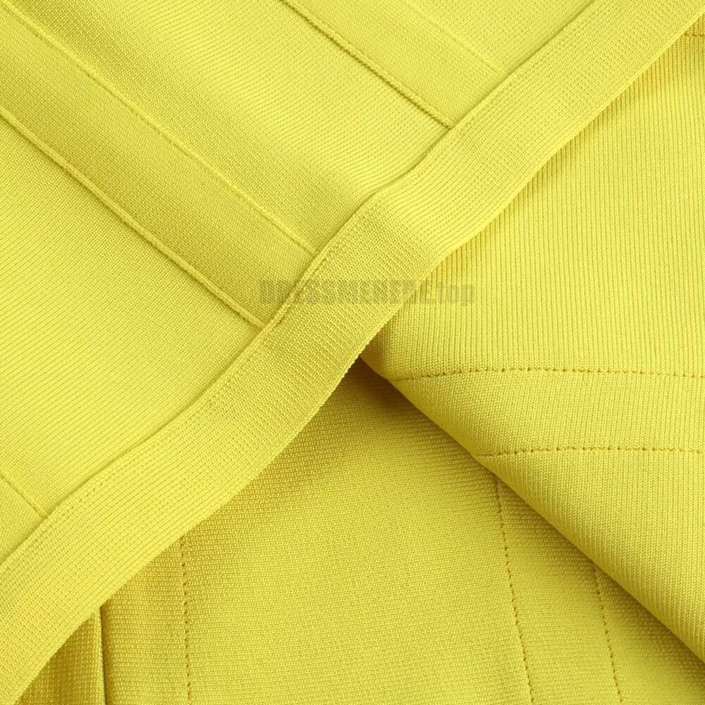 Ocstrade Bandage Dresses Bodycon Vestidos 2021 New Arrival Women Striped Neon Yellow Bandage Dress Rayon Sexy Party Summer Dress NEON ZIP UP DRESSES color: Gray|Pink|Yellow