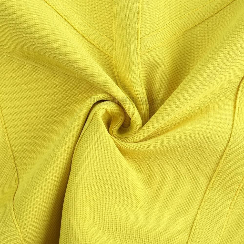 Ocstrade Bandage Dresses Bodycon Vestidos 2021 New Arrival Women Striped Neon Yellow Bandage Dress Rayon Sexy Party Summer Dress NEON ZIP UP DRESSES color: Gray|Pink|Yellow