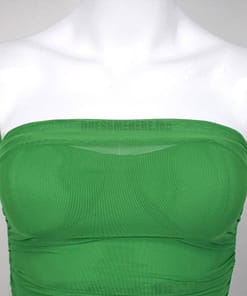 Neon Zip Up Summer Sleeveless Bodycon Mesh Mini Dress NEON COLOR DRESSES color: Black|Coral Red|fluorescent green|Green|Orange|Pink|Purple|Red|White