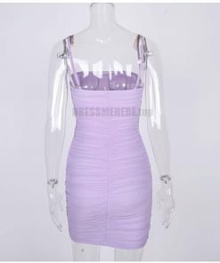 Neon Zip Up Summer Sleeveless Bodycon Mesh Mini Dress NEON COLOR DRESSES color: Black|Coral Red|fluorescent green|Green|Orange|Pink|Purple|Red|White