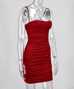 Neon Zip Up Summer Sleeveless Bodycon Mesh Mini Dress NEON COLOR DRESSES color: Black|Coral Red|fluorescent green|Green|Orange|Pink|Purple|Red|White