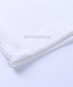 Long Sleeve Zip Up Meshed Sleeves Half Turtleneck Patchwork Dress Meshed Sleeves Half Turtleneck Patchwork Dress LONG SLEEVE ZIP UP DRESSES color: White