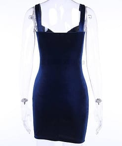 Sexy Summer Spaghetti Strap Mini Dress SEXY SUMMER DRESSESES color: Blue