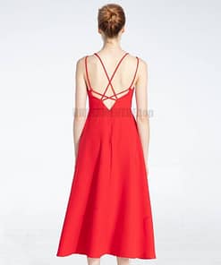 Spaghetti Strap Summer Classical Ankle-Length Dresses SPAGHETTI STRAP SUMMER DRESSESES color: Black|Black Flower|Green|Green Flower|Orange|Red|Red Flower|White|Yellow|Yellow Flower