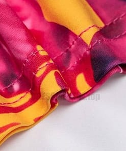 Best Bodycon Colorful Print Maxi Sleeveless Dress BEST BODYCON DRESSES color: Rose Red