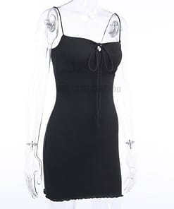 Spaghetti Strap Summer Cotton Mini Dress SPAGHETTI STRAP SUMMER DRESSESES color: apricot|Black