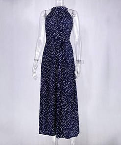 Daytime Summer Long Polka Dot Dress DAYTIME DRESSES color: Beige|Black|Brown|dark blue|Dark Red|Green|Red|Red 100 Polyester|Royal Blue|Yellow|Yellow 100 Polyester