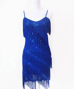 Flapper Dress Vintage Sequin Gold Fringe Dress FLAPPER DRESSES color: ash grey|Black|fushia|Gold|Red|Royal Blue|White