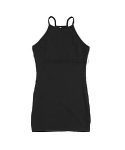 Bodycon Tank Slim Mini Knitted Dress DAYTIME DRESSES Color: Black Size: XL