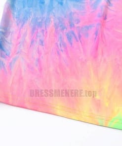 Neon Color Tye Dye Rainbow Sexy Dress NEON COLOR DRESSES color: Blue|Orange|see chart