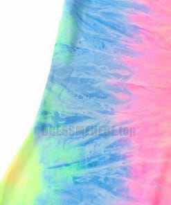 Neon Color Tye Dye Rainbow Sexy Dress NEON COLOR DRESSES color: Blue|Orange|see chart