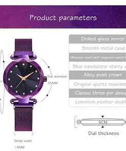 Starry Sky Clock Luxury Fashion Diamond Quartz Wrist Watches GIFTS color: Black|Black1|Blue|Blue1|Brown|Brown1|Gold|Gold1|Purple|Purple1|Red|Red1