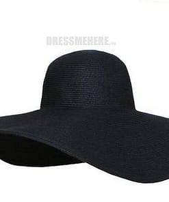 Summer oversized hat ACCESSORIES Color: Black