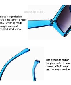 Cat Eye Square Women Designer Luxury Sunglasses GIFTS af7ef0993b8f1511543b19: Black Gray|Blue|Champagne|Leopard|Red|White