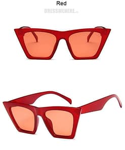 Cat Eye Square Women Designer Luxury Sunglasses GIFTS af7ef0993b8f1511543b19: Black Gray|Blue|Champagne|Leopard|Red|White
