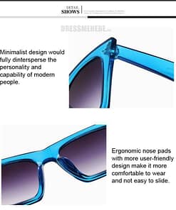 Cat Eye Square Women Designer Luxury Sunglasses GIFTS af7ef0993b8f1511543b19: Black Gray|Blue|Champagne|Leopard|Red|White