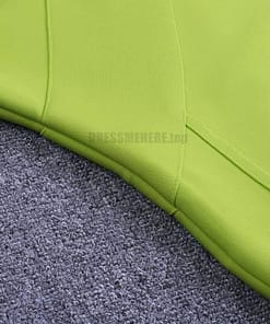 Ocstrade Celebrity Bandage Dress New Arrival 2020 Summer Women Neon Green Bandage Dress Bodycon One Shoulder Evening Party Dress NEON ZIP UP DRESSES color: Black|Blue|Neon Green|Neon Orange|Neon Pink|White