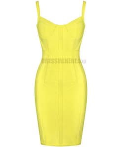 Ocstrade Bandage Dresses Bodycon Vestidos 2021 New Arrival Women Striped Neon Yellow Bandage Dress Rayon Sexy Party Summer Dress NEON ZIP UP DRESSES color: Gray|Pink|Yellow
