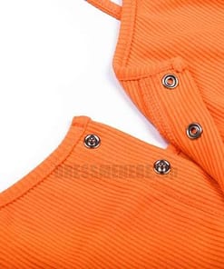 Dulzura ribbed knitted neon women mini dress sexy solid bodycon 2020 summer festival streetwear clothes party elegant clothing NEON COLOR DRESSES color: Orange|yellow green