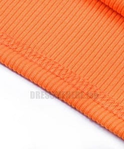 Dulzura ribbed knitted neon women mini dress sexy solid bodycon 2020 summer festival streetwear clothes party elegant clothing NEON COLOR DRESSES color: Orange|yellow green