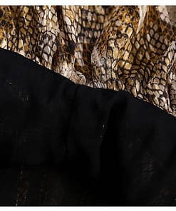 snakeskin print ruffle dress lantern sleeve v neck sexy dresses spring autumn sukienka letnia za 2020 women vestido de mujer NEON COLOR DRESSES color: Blue|Brown|Pink