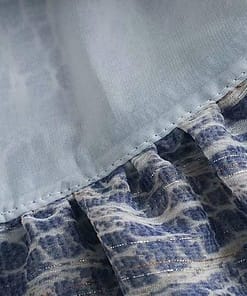 snakeskin print ruffle dress lantern sleeve v neck sexy dresses spring autumn sukienka letnia za 2020 women vestido de mujer NEON COLOR DRESSES color: Blue|Brown|Pink