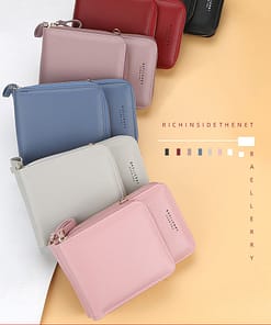 Mini Women Messenger Bags With Phone Pocket ACCESSORIES color: Black 2 Pocket|Black 3 Pocket|Blue 2 Pocket|Brown 3 Pocket|Dard Blue 3 Pocket|Dark Red 3 Pocket|Gray 2 Pocket|Orange 3 Pocket|Pink 2 Pocket|Pink 3 Pocket|Purple 2 Pocket|Purple 3 Pocket|Red 2 Pocket|Red 3 Pocket|Rose 3 Pocket