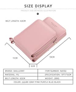 Mini Women Messenger Bags With Phone Pocket ACCESSORIES color: Black 2 Pocket|Black 3 Pocket|Blue 2 Pocket|Brown 3 Pocket|Dard Blue 3 Pocket|Dark Red 3 Pocket|Gray 2 Pocket|Orange 3 Pocket|Pink 2 Pocket|Pink 3 Pocket|Purple 2 Pocket|Purple 3 Pocket|Red 2 Pocket|Red 3 Pocket|Rose 3 Pocket