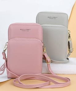 Mini Women Messenger Bags With Phone Pocket ACCESSORIES color: Black 2 Pocket|Black 3 Pocket|Blue 2 Pocket|Brown 3 Pocket|Dard Blue 3 Pocket|Dark Red 3 Pocket|Gray 2 Pocket|Orange 3 Pocket|Pink 2 Pocket|Pink 3 Pocket|Purple 2 Pocket|Purple 3 Pocket|Red 2 Pocket|Red 3 Pocket|Rose 3 Pocket