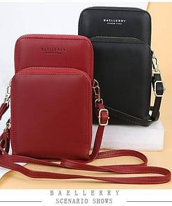 Mini Women Messenger Bags With Phone Pocket ACCESSORIES color: Black 2 Pocket|Black 3 Pocket|Blue 2 Pocket|Brown 3 Pocket|Dard Blue 3 Pocket|Dark Red 3 Pocket|Gray 2 Pocket|Orange 3 Pocket|Pink 2 Pocket|Pink 3 Pocket|Purple 2 Pocket|Purple 3 Pocket|Red 2 Pocket|Red 3 Pocket|Rose 3 Pocket