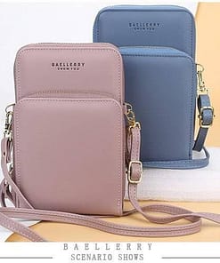 Mini Women Messenger Bags With Phone Pocket ACCESSORIES color: Black 2 Pocket|Black 3 Pocket|Blue 2 Pocket|Brown 3 Pocket|Dard Blue 3 Pocket|Dark Red 3 Pocket|Gray 2 Pocket|Orange 3 Pocket|Pink 2 Pocket|Pink 3 Pocket|Purple 2 Pocket|Purple 3 Pocket|Red 2 Pocket|Red 3 Pocket|Rose 3 Pocket
