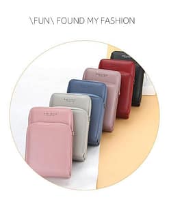 Mini Women Messenger Bags With Phone Pocket ACCESSORIES color: Black 2 Pocket|Black 3 Pocket|Blue 2 Pocket|Brown 3 Pocket|Dard Blue 3 Pocket|Dark Red 3 Pocket|Gray 2 Pocket|Orange 3 Pocket|Pink 2 Pocket|Pink 3 Pocket|Purple 2 Pocket|Purple 3 Pocket|Red 2 Pocket|Red 3 Pocket|Rose 3 Pocket
