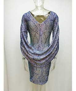 Sexy Elegant office Sequin Dress Women Summer vintage Club Mini Evening Party Bodycon Dress casual woman dresses vestidos 2021 BEST BODYCON DRESSES color: Blue