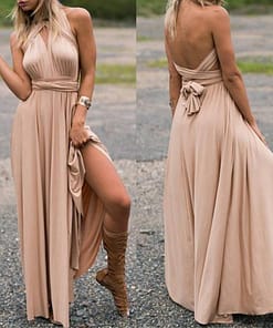 Sexy Women Multiway Wrap Convertible Boho Maxi Club Red Dress Bandage Long Dress Party Bridesmaids Infinity Robe Longue Femme PLUNGE MAXI DRESSES color: Army green|Bean paste|Beige|Black|Blue gray|Brown|Burgundy|celadon|Champagne|champagne 2hao|Deep purple|dusty pink|Flower gray|Grape purple|Grass green|Gray|Green|Khaki|Light blue|Mei red|Mint green|Navy Blue|Pink|Purple|Purple blue|Red|sapphire|Water is blue|Yellow
