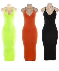 Women Ladies Solid Sexy Skinny Slim Bodycon Sleeveless Hollow Out Summer Clubwear Party Long Maxi Dress NEON GREEN DRESSES color: As Show|As Show|As Show|As Show|Black|Burgundy|Green|Leopard|Navy Blue|Orange|Pink|Purple|Serpentine