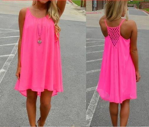 Women beach dress fluorescence female summer dress chiffon voile women dress summer style women clothing plus size lyq01 NEON COLOR DRESSES color: lyq01bai|lyq01fen|lyq01guolv|lyq01hei|lyq01huang|lyq01ju|lyq01junlv|lyq01lv|lyq01mei|lyq01qlan|lyq01slan|lyq01yghong|lyq01yglv