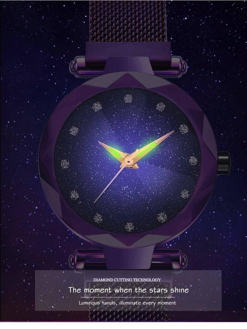 Starry Sky Clock Luxury Fashion Diamond Quartz Wrist Watches GIFTS color: Black|Black1|Blue|Blue1|Brown|Brown1|Gold|Gold1|Purple|Purple1|Red|Red1