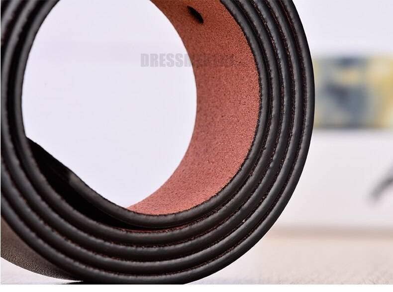 Women Genuine Leather Pin Buckles Vintage Belt GIFTS color: Black|black-coffee|black-orange|coffee|Orange|redbrown|White