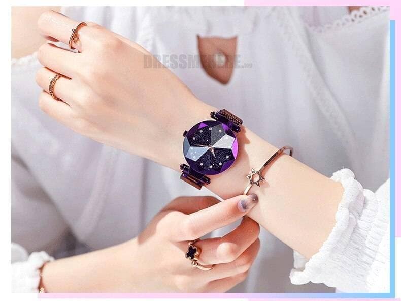 Starry Sky Clock Luxury Fashion Diamond Quartz Wrist Watches GIFTS color: Black|Black1|Blue|Blue1|Brown|Brown1|Gold|Gold1|Purple|Purple1|Red|Red1