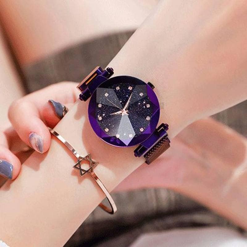 Starry Sky Clock Luxury Fashion Diamond Quartz Wrist Watches GIFTS color: Black|Black1|Blue|Blue1|Brown|Brown1|Gold|Gold1|Purple|Purple1|Red|Red1