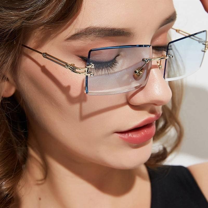 Retro Frameless Gradient Sunglasses GIFTS af7ef0993b8f1511543b19: C1|C2|C3|C4|C5|C6|C7|C8|C9